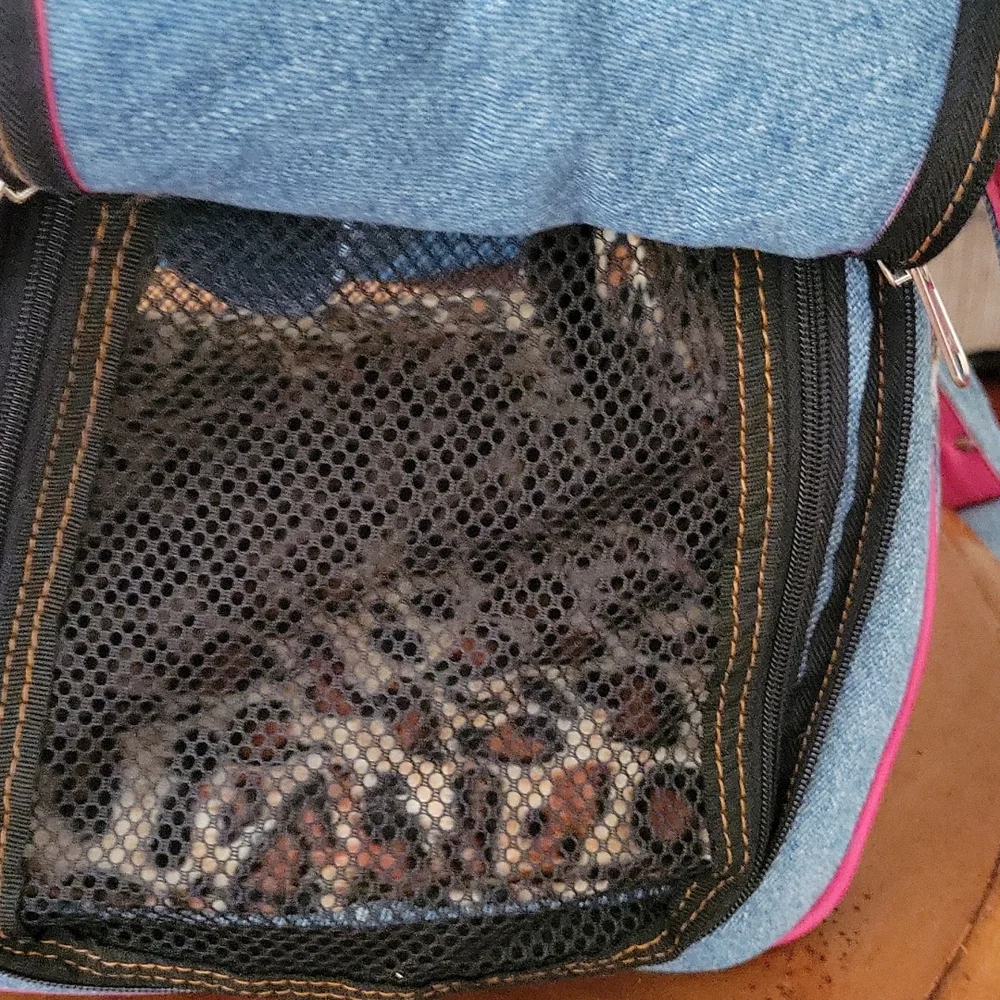 DOGGYDOLLY USA DENIM JEANS (LEVIS) PET CARRIER